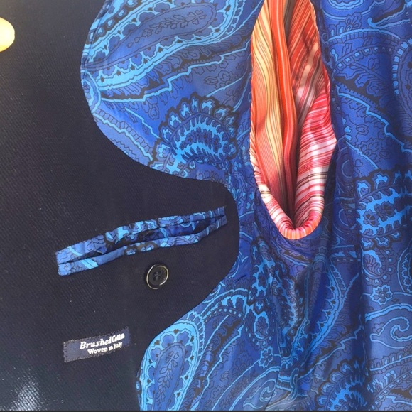 H by Hilfiger Blue Sports Coat - Picture 8 of 8